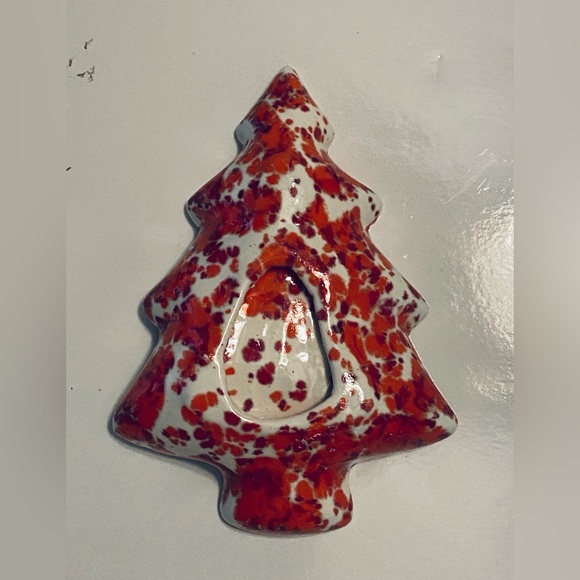 MCM Ceramic Christmas Tree Candy, Nut, Trinket Dish - Picture 2 of 3